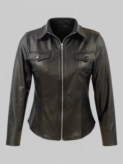 Chaqueta de PU Premium Talla L, M, XL, varios colores.