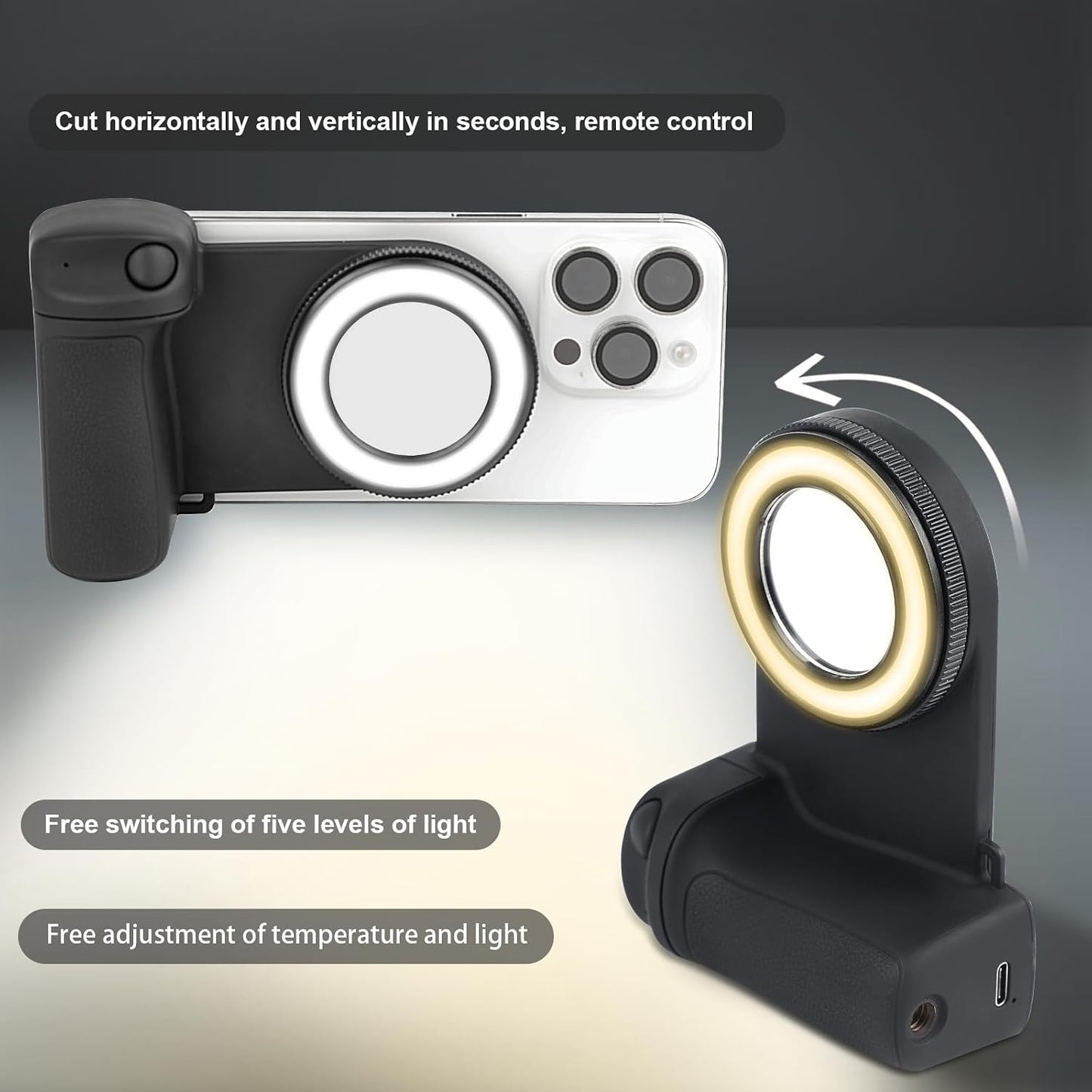 Lámpara Led & Control Remoto Para Selfies