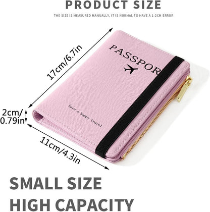 PORTA PASAPORTE MODELO C362-1 ROSADO