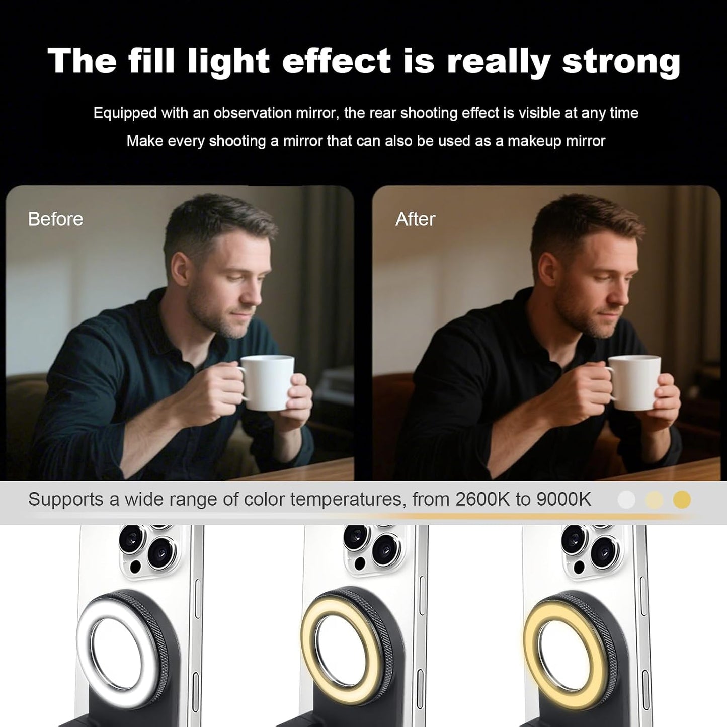 Lámpara Led & Control Remoto Para Selfies