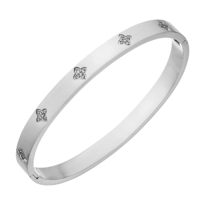 Pulsera abierta de moda en acero inoxidable de alta calidad.