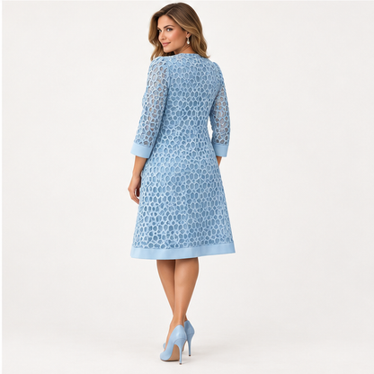 Vestido y Cárdigan Largo, Elegancia Plena. Talla S