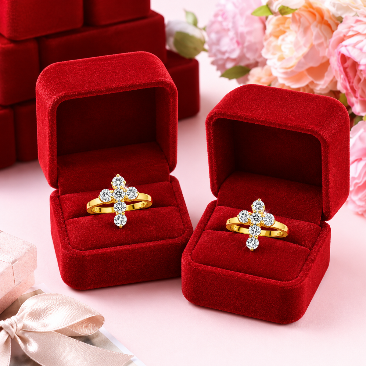 Anillo apilable de moda para mujer; Elegancia y Belleza.