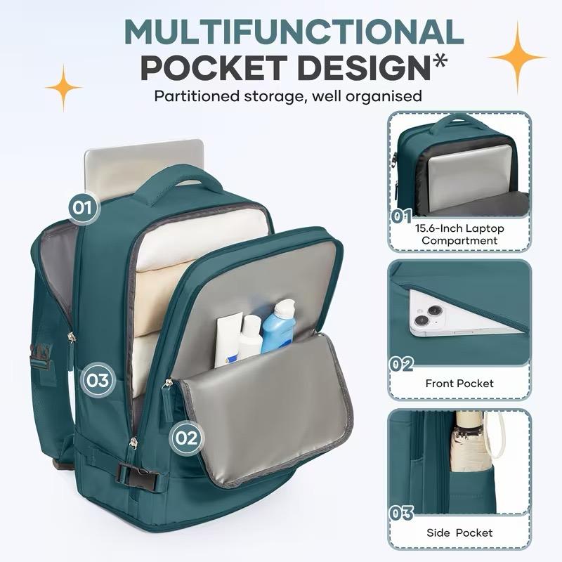 Mochila multi compartimentos, capacidad grande 47*33*20 (Copia)