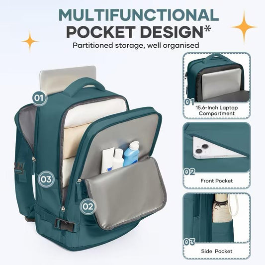 Mochila multi compartimentos, capacidad grande 47*33*20 (Copia)