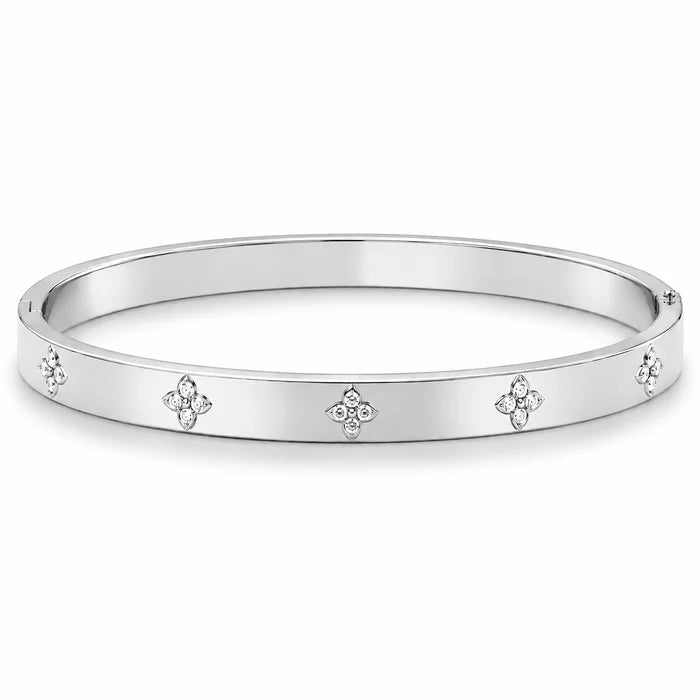 Pulsera abierta de moda en acero inoxidable de alta calidad.