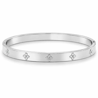 Pulsera abierta de moda en acero inoxidable de alta calidad.