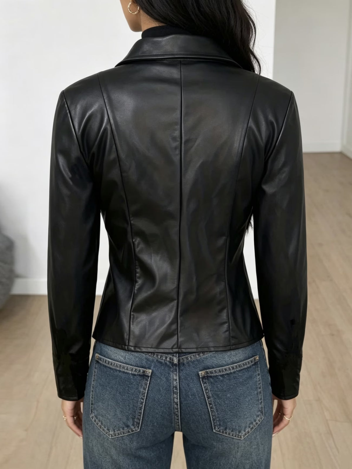 Chaqueta de PU Premium Talla L, M, XL, varios colores.