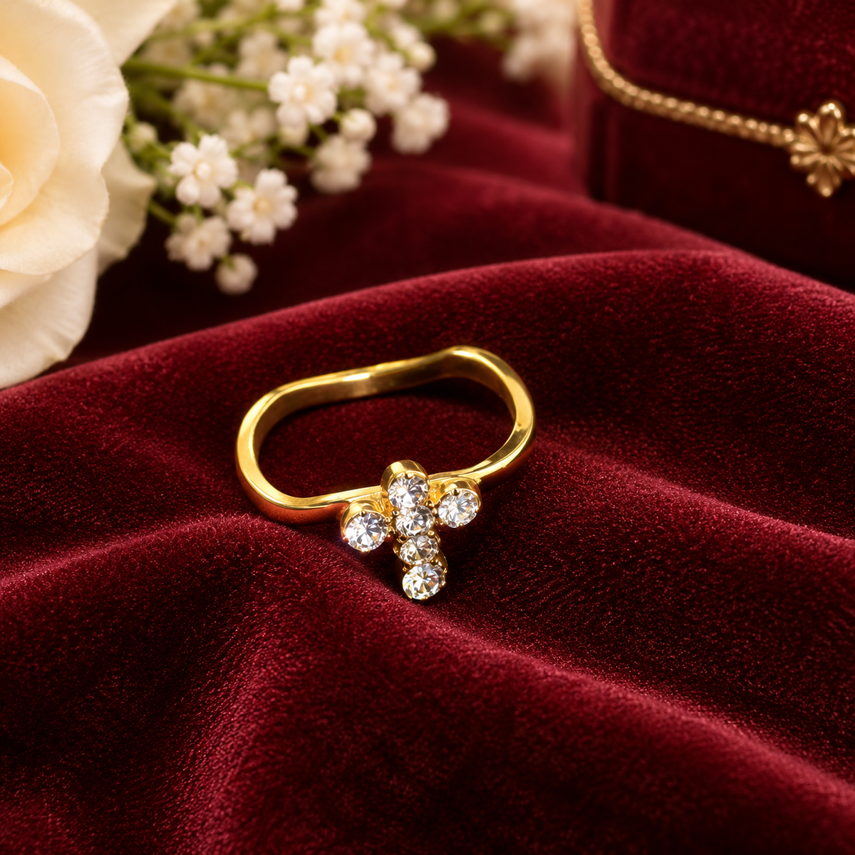 Anillo apilable de moda para mujer; Elegancia y Belleza.