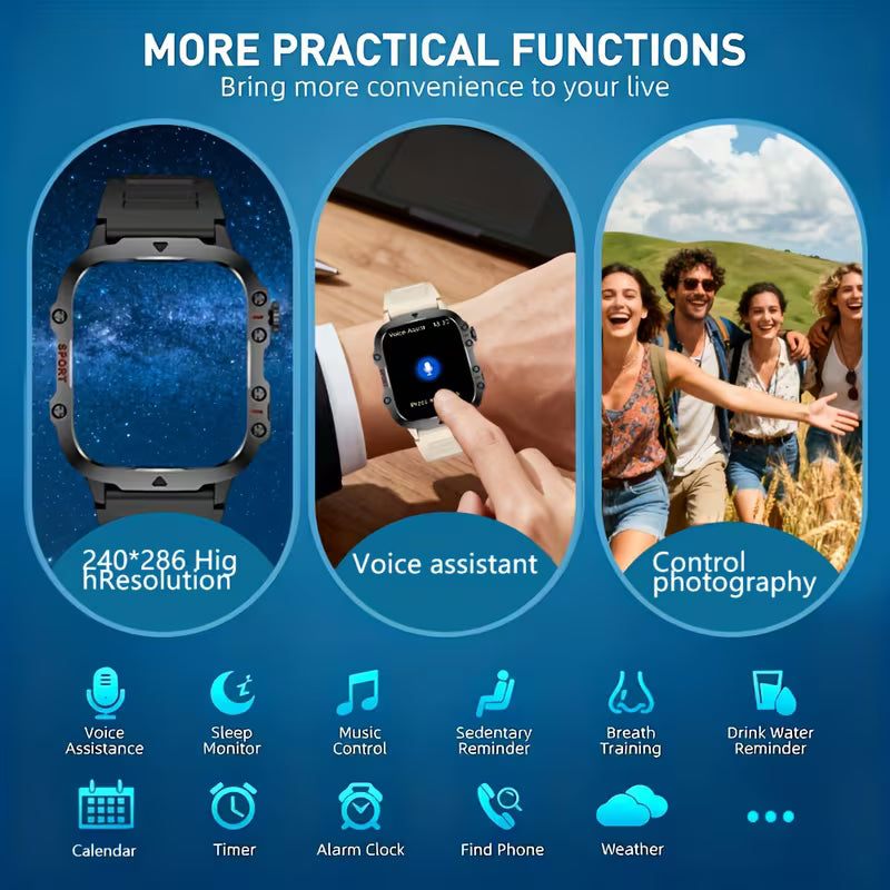 Nuevo reloj inteligente para hombres y mujeres