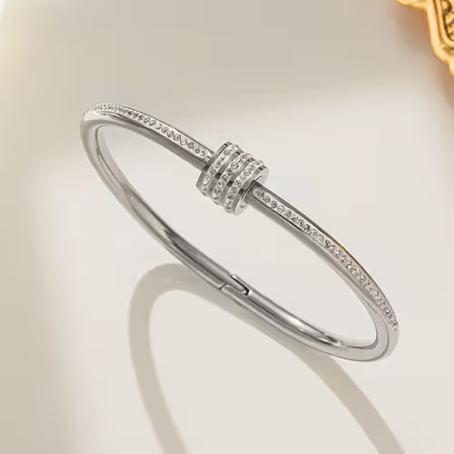 Pulsera abierta de moda en acero inoxidable de alta calidad