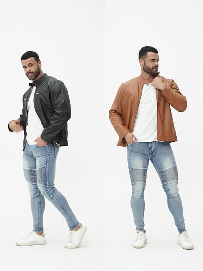Abrigo para hombre de estilo inglés, color café, Talla XL