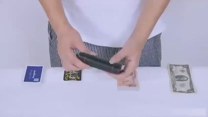 Billetera de Cuero PU, Multiple Compartimentos